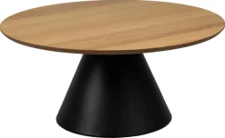 Stolik Soli 85cm dąb/czarny