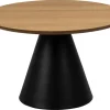 Stolik Soli 65cm dąb/czarny
