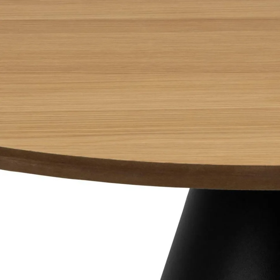 Stolik Soli 65cm dąb/czarny