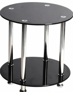 Stolik Susie szklany czarny