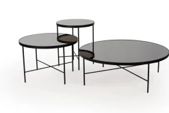 Stolik Tre 900 – lustro tytanowe