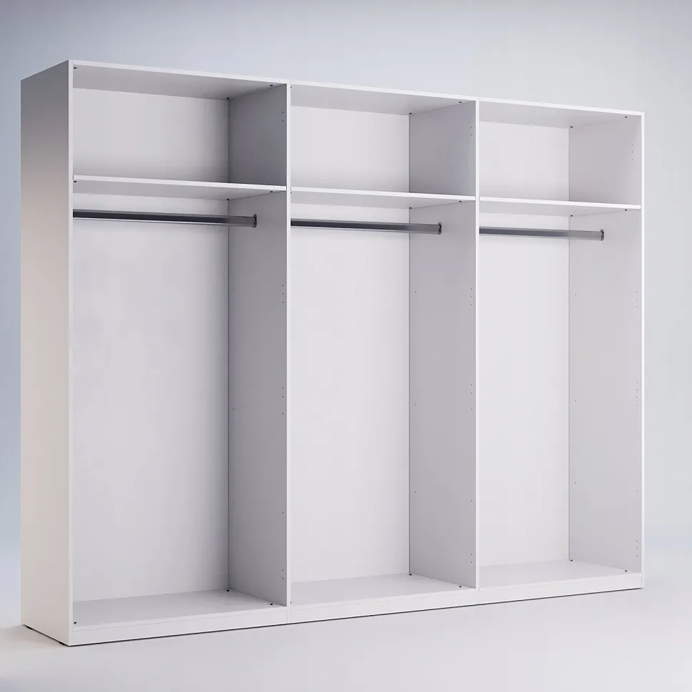 Szafa 6 drzwiowa Bella biały połysk