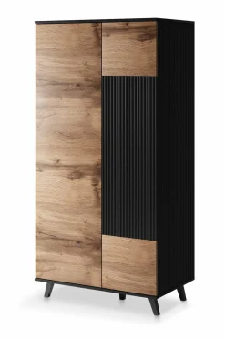 Szafa Adre dąb wotan/ czarna