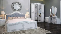 Szafa Diamante 147cm biały połysk