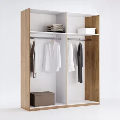 Szafa Matle 4 drzwi dąb/szary