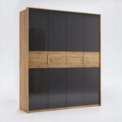 Szafa Matle 4 drzwi dąb/szary