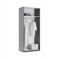 Szafa Otto 2 drzwiowa antracytowa