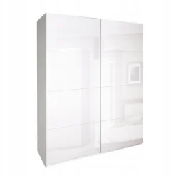 Szafa przesuwna Bella 200cm biała połysk