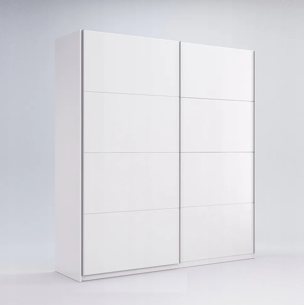 Szafa przesuwna Flory 150 cm biały połysk