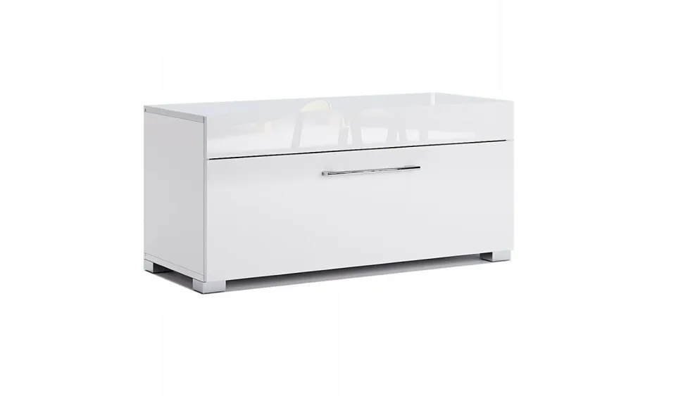 Szafka Amanda do przedpokoju biała połysk