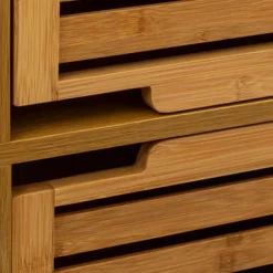 Szafka łazienkowa wysoka Sicela bambusowa