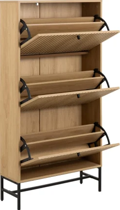 Szafka na buty Albany 3 fronty dąb naturalny