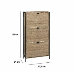 Szafka na buty Aliaj naturalna/czarna