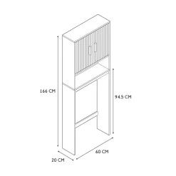Szafka nad sedes Klaus naturalna