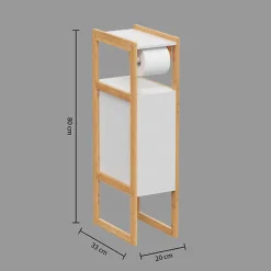 Szafka Natureo na papier toaletowy biała