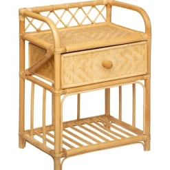Szafka nocna Aoni rattan naturalny
