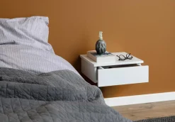 Szafka nocna Avignon wisząca biała