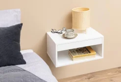 Szafka nocna Cholet wisząca biała