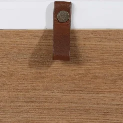 Szafka nocna Elin biała/ naturalna