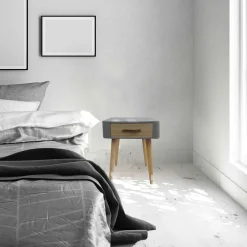 Szafka nocna Enano szara outlet