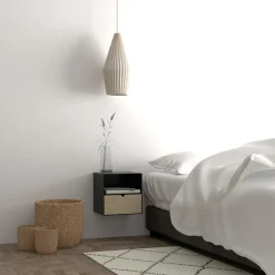 Szafka nocna Joliet czarny/naturalny