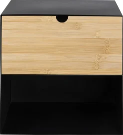 Szafka nocna Joliet czarny/naturalny