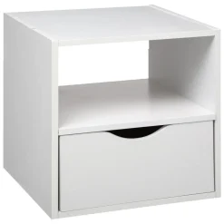 Szafka nocna Kali kubik z półką i szufladą