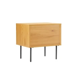 Szafka nocna Lattes dąb z 2 szufladami