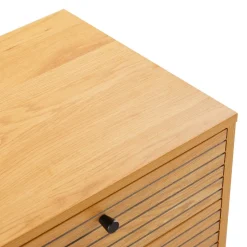 Szafka nocna Lattes dąb z 2 szufladami