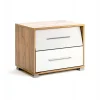Szafka nocna Madera dąb/biały