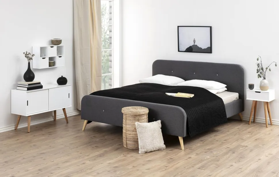 Szafka nocna Mitra biały/naturalny