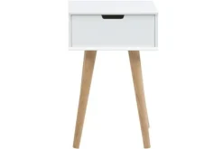 Szafka nocna Mitra biały/naturalny