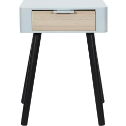 Szafka nocna Padano błękitna/czarna