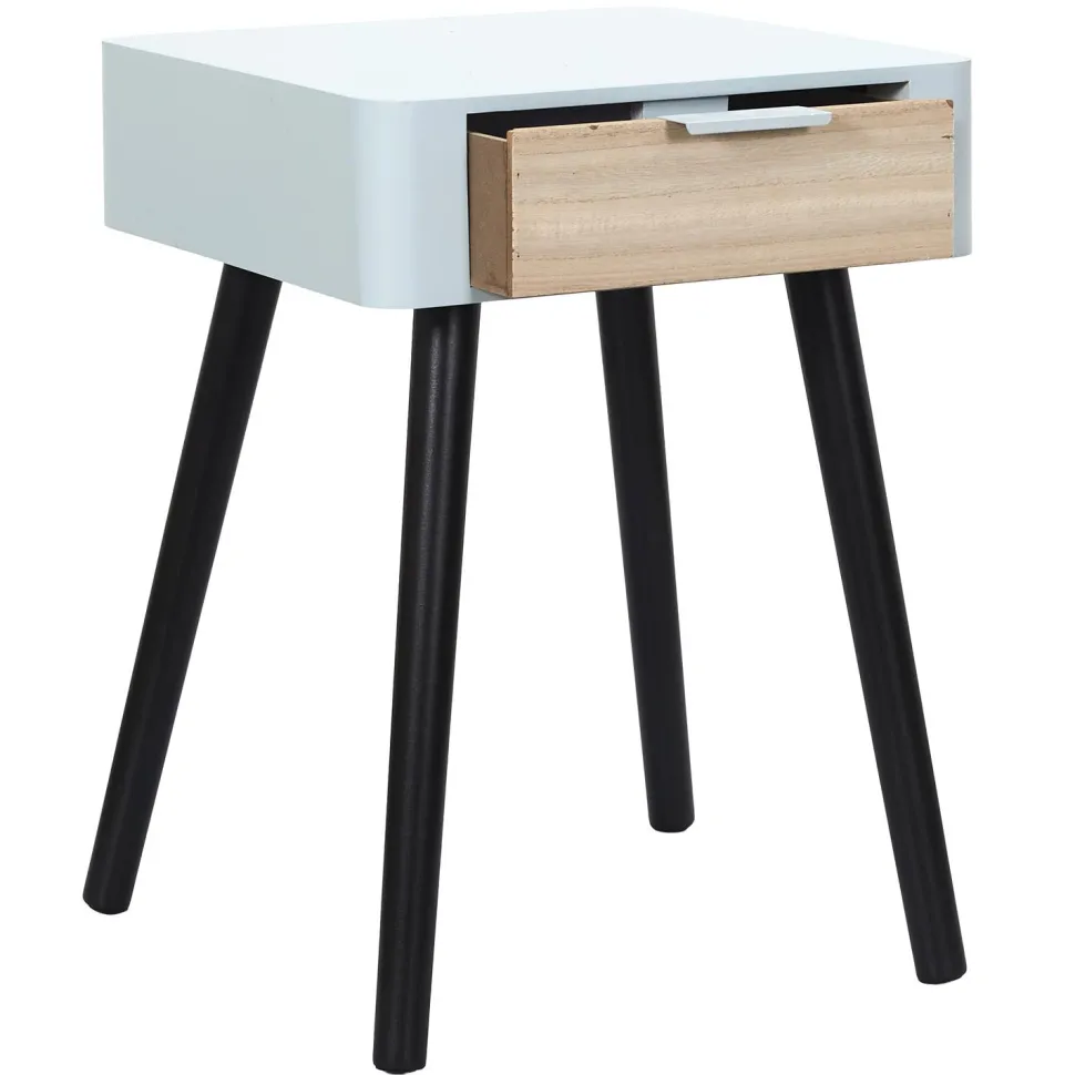 Szafka nocna Padano błękitna/czarna