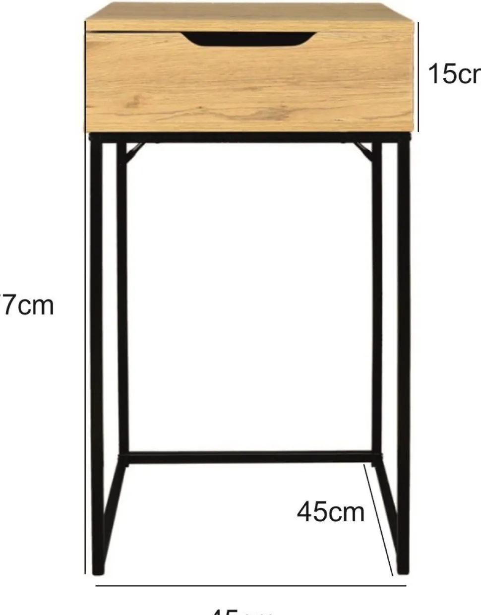 Szafka nocna/ toaletka Leyla czarna