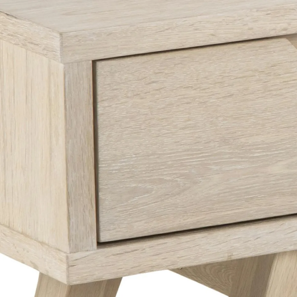 Szafka RTV A-line dąb bielony