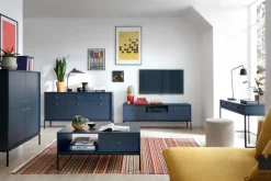 Szafka RTV Evora granatowa