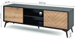 Szafka RTV Fargo w jodełkę