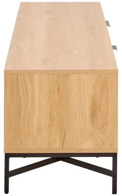 Szafka RTV Jaipur dąb /czarny