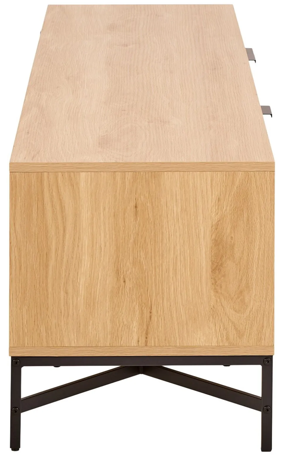 Szafka RTV Jaipur dąb /czarny