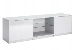 Szafka RTV Merle 179cm biały połysk