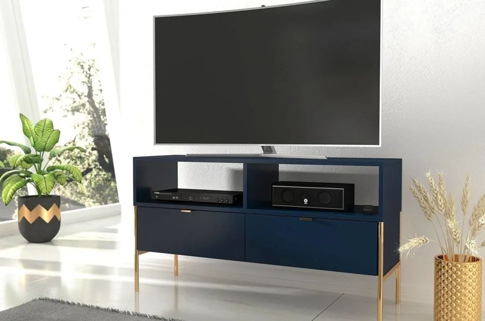 Szafka RTV Polka Navy Blue