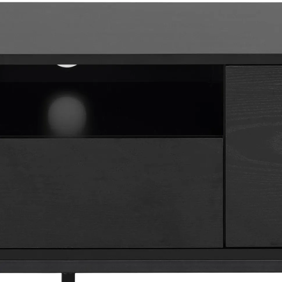 Szafka RTV Seaford czarna