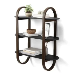 Szafka wisząca Bellwood czarny/orzech