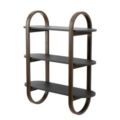 Szafka wisząca Bellwood czarny/orzech