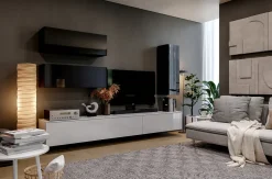 Szafka wisząca Box RTV 105cm Biały  Połysk