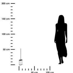 Szczotka do WC Siliflex biała
