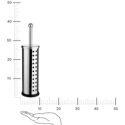 Szczotka toaletowa Cube ze stali nierdzewnej