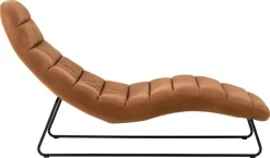 Szezlong Chaplin brązowy Kentucky brandy 9