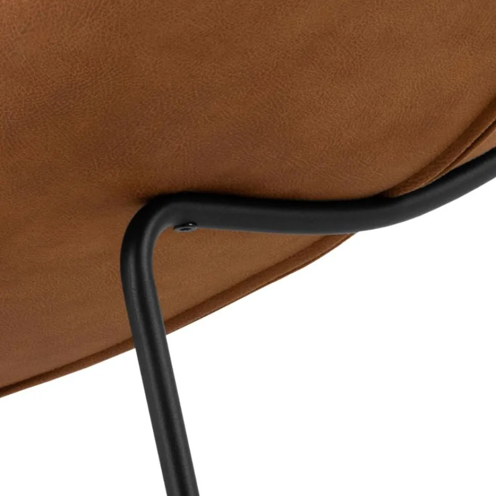 Szezlong Chaplin brązowy Kentucky brandy 9